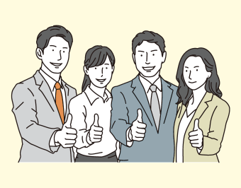 多業種経験者が集結。多角的な問題解決力が強みです。